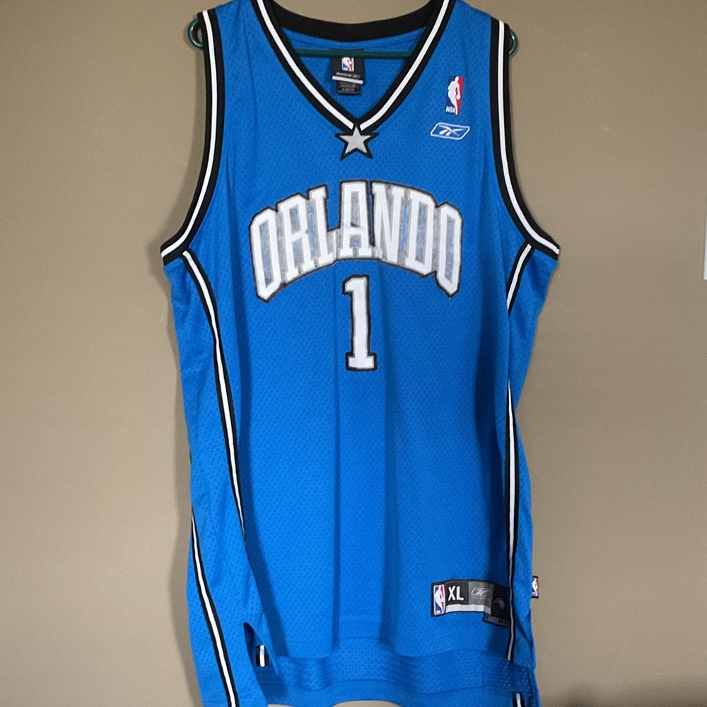 Reebok Vintage McGrady Orlando Magic Blue Jersey
